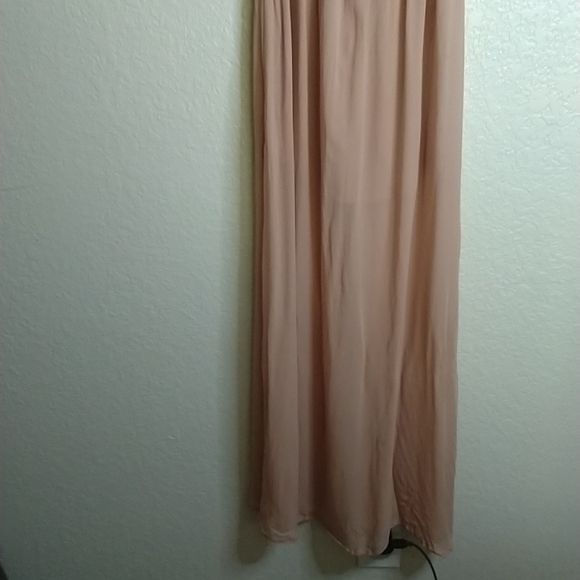 Reformation Ballet Nude blush pink strappy midi dress sz xs - Picture 3 of 10